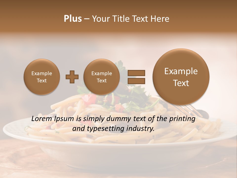 Food Table Wood Vegetarian PowerPoint Template