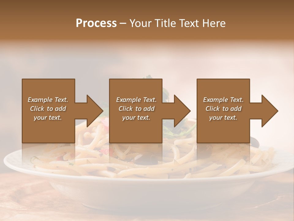 Food Table Wood Vegetarian PowerPoint Template