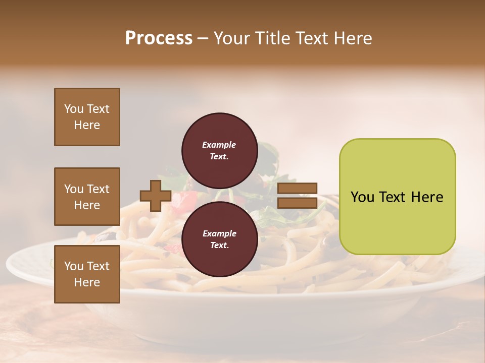 Food Table Wood Vegetarian PowerPoint Template