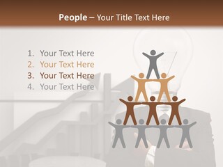 People Neon Signs Japan PowerPoint Template