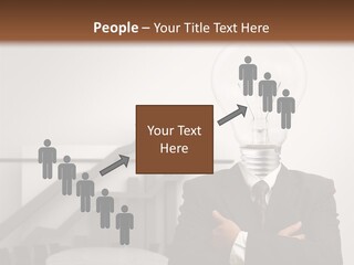 People Neon Signs Japan PowerPoint Template