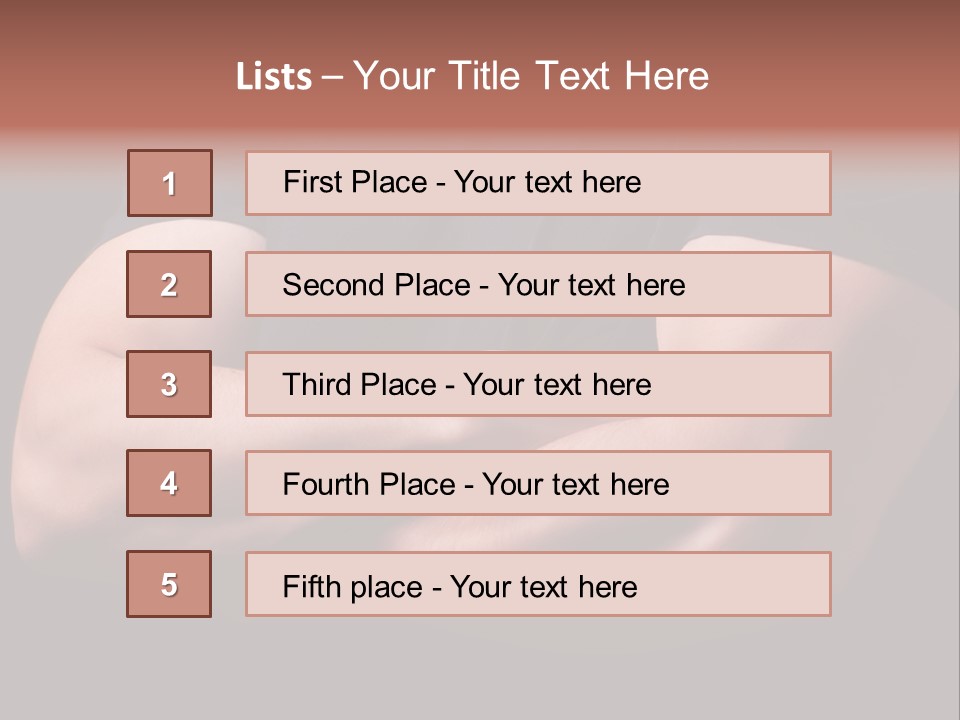 Defense Secure Male PowerPoint Template