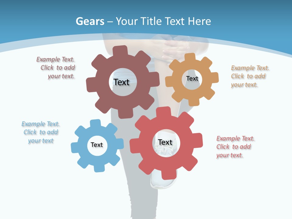 Health Stretch Healthy PowerPoint Template