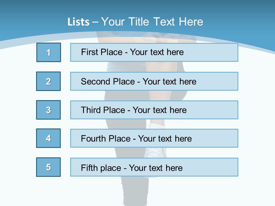 Health Stretch Healthy PowerPoint Template