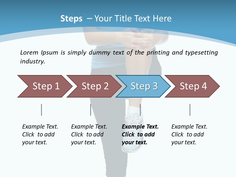 Health Stretch Healthy PowerPoint Template
