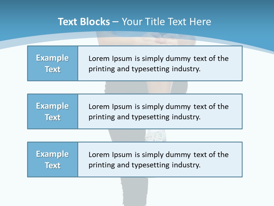 Health Stretch Healthy PowerPoint Template