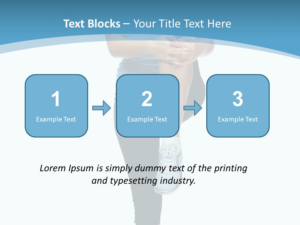 Health Stretch Healthy PowerPoint Template