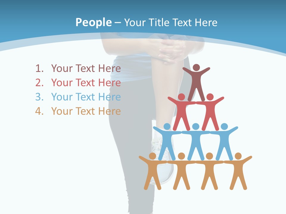 Health Stretch Healthy PowerPoint Template