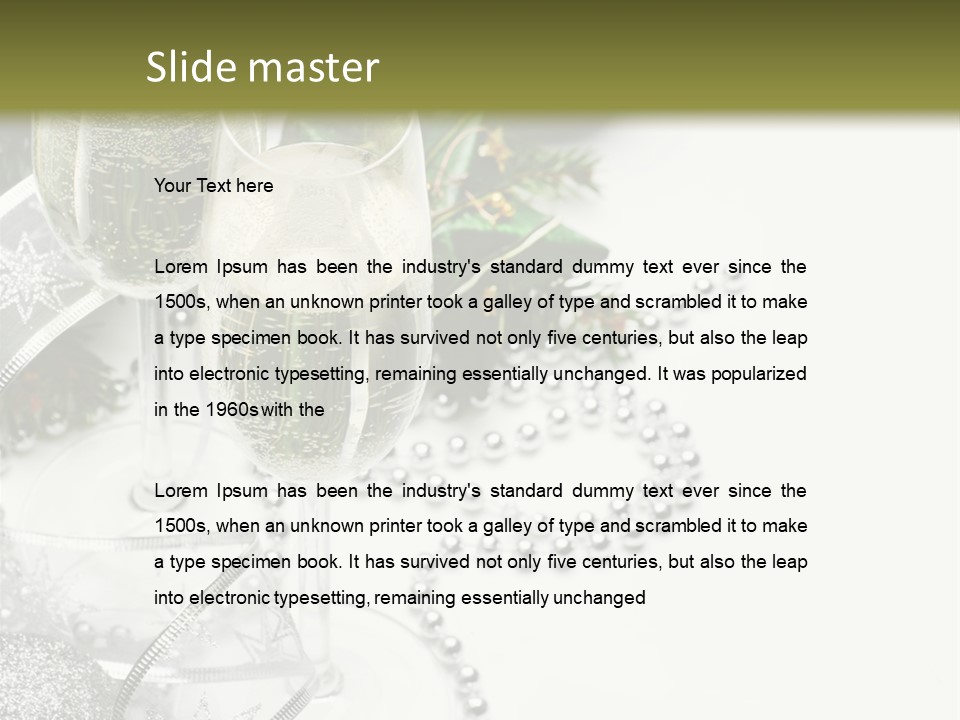 Tree White Luxury PowerPoint Template