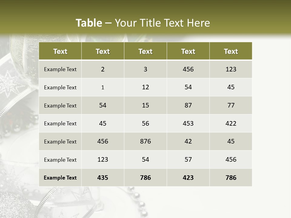 Tree White Luxury PowerPoint Template