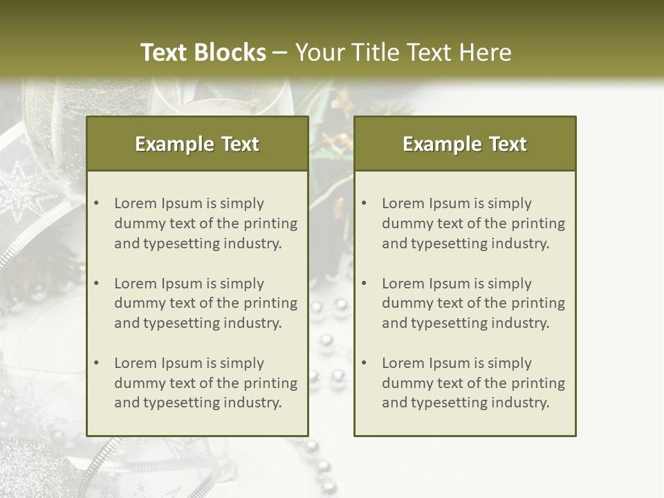 Tree White Luxury PowerPoint Template