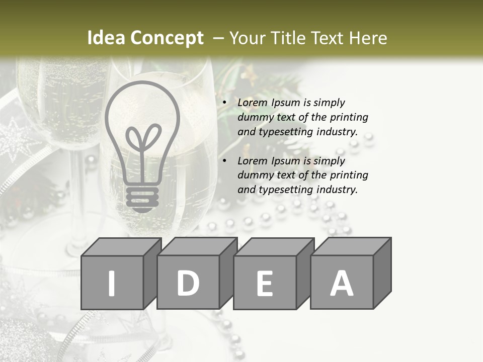 Tree White Luxury PowerPoint Template