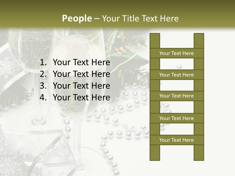 Tree White Luxury PowerPoint Template