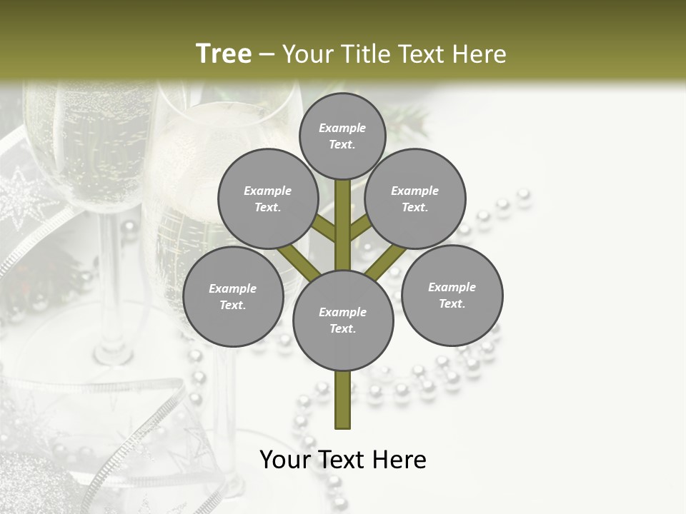 Tree White Luxury PowerPoint Template