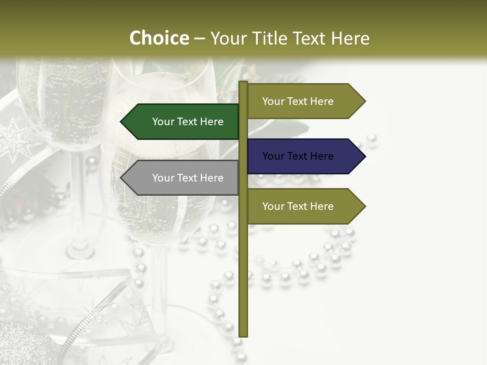 Tree White Luxury PowerPoint Template