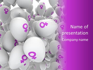 Femininity Female Background Madam PowerPoint Template