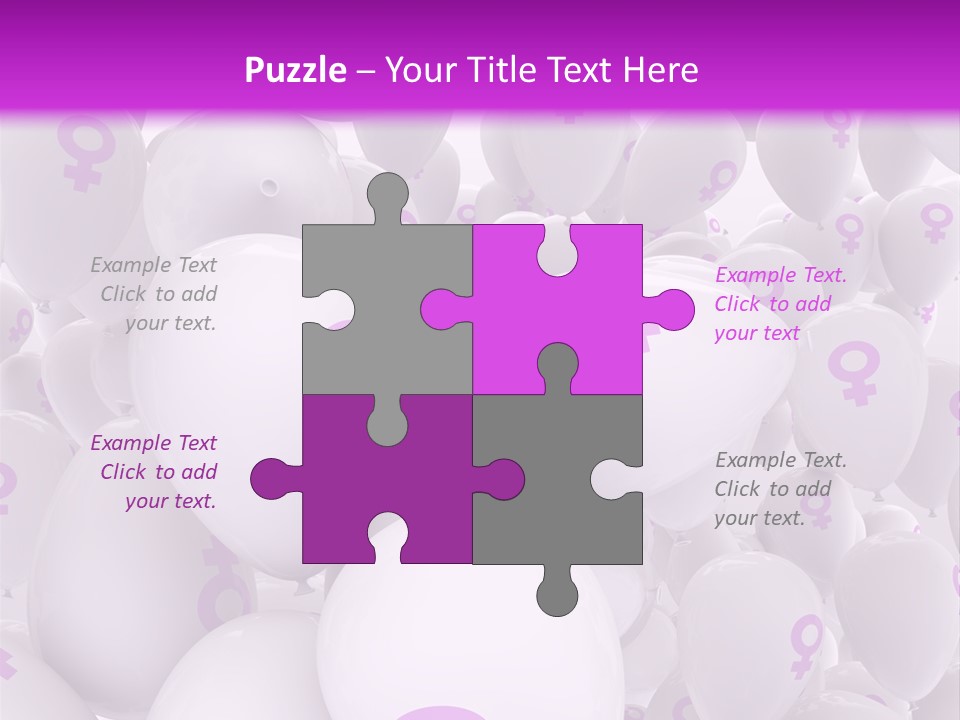 Femininity Female Background Madam PowerPoint Template