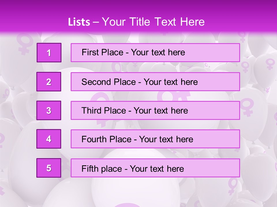 Femininity Female Background Madam PowerPoint Template