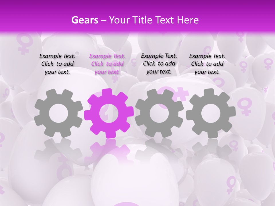 Femininity Female Background Madam PowerPoint Template