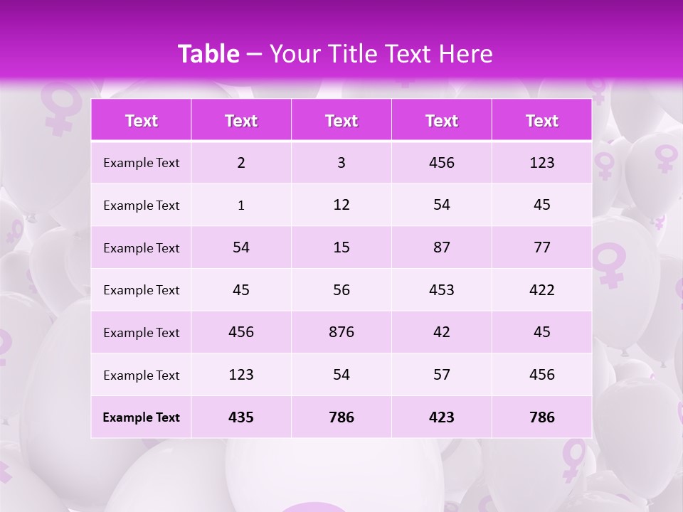 Femininity Female Background Madam PowerPoint Template