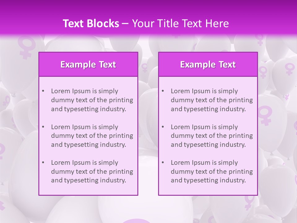 Femininity Female Background Madam PowerPoint Template