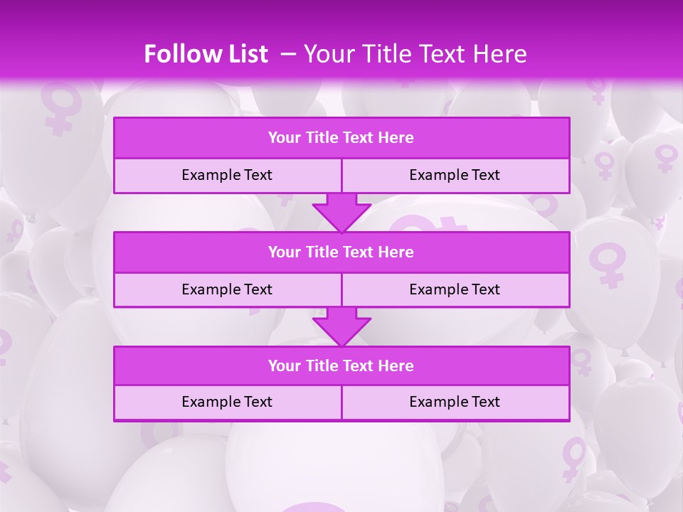 Femininity Female Background Madam PowerPoint Template