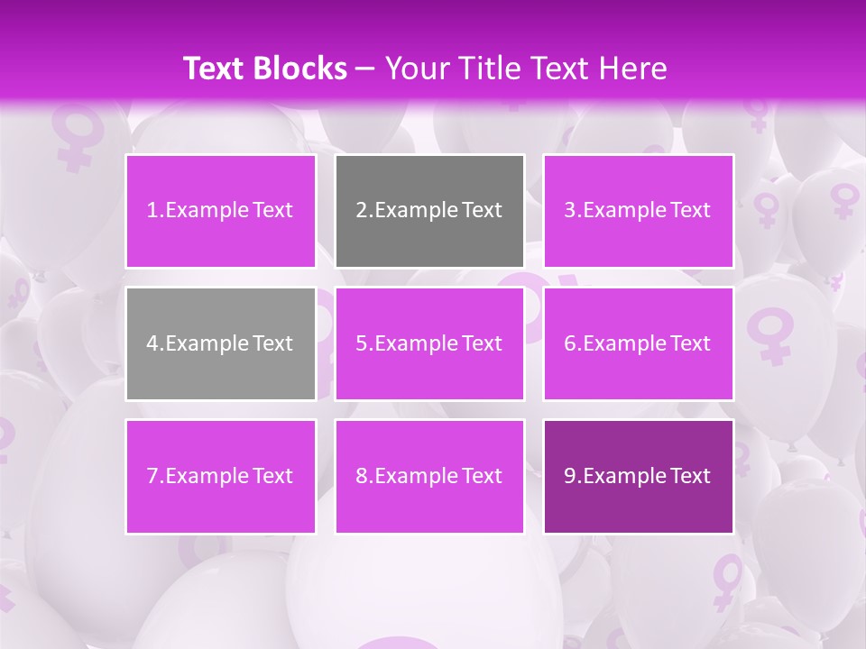 Femininity Female Background Madam PowerPoint Template