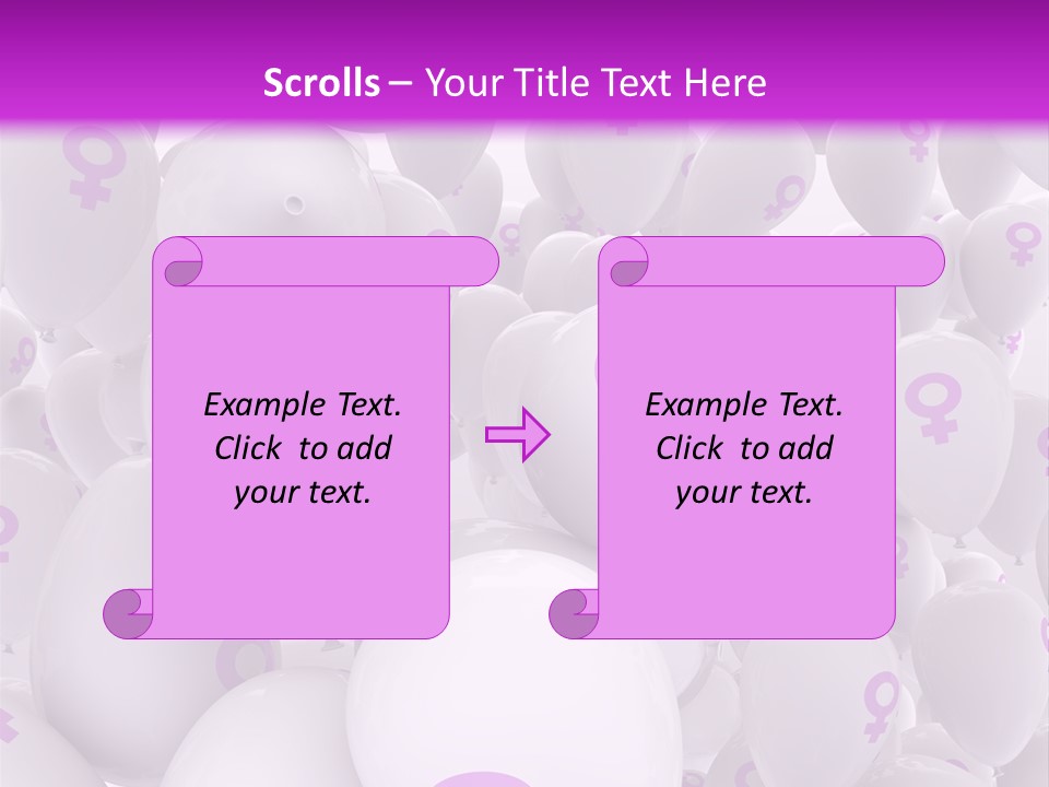 Femininity Female Background Madam PowerPoint Template