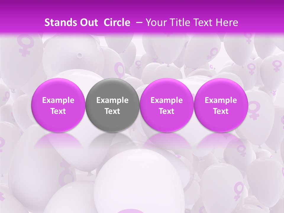 Femininity Female Background Madam PowerPoint Template