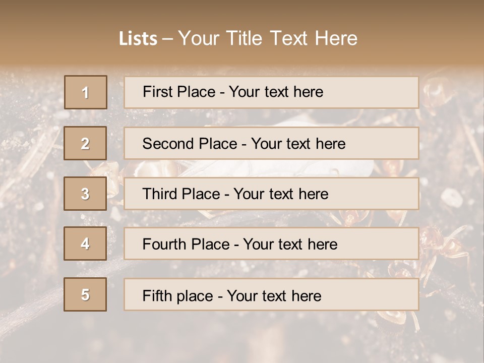Close To Mould Detail PowerPoint Template