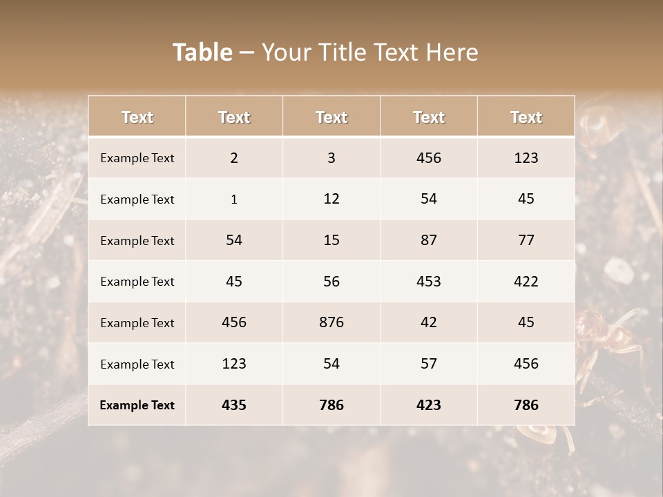 Close To Mould Detail PowerPoint Template