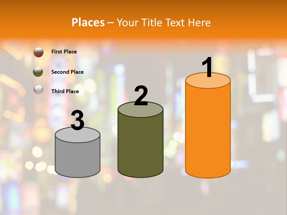 People Neon Signs Japan PowerPoint Template