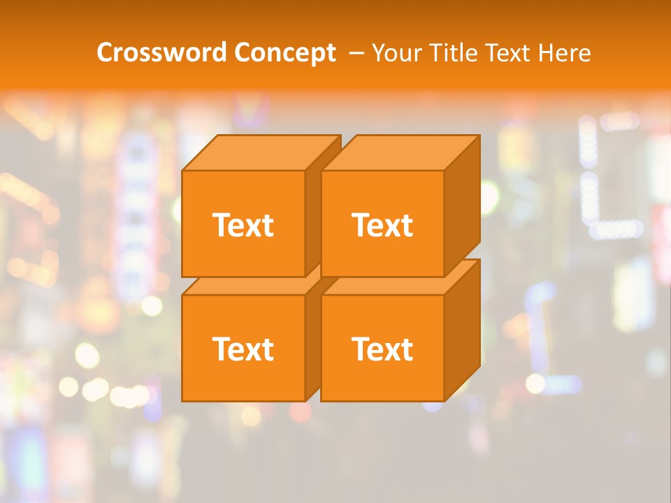 People Neon Signs Japan PowerPoint Template