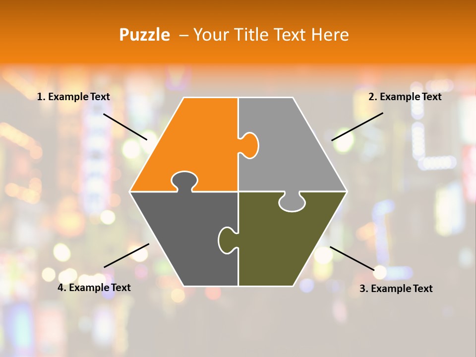 People Neon Signs Japan PowerPoint Template