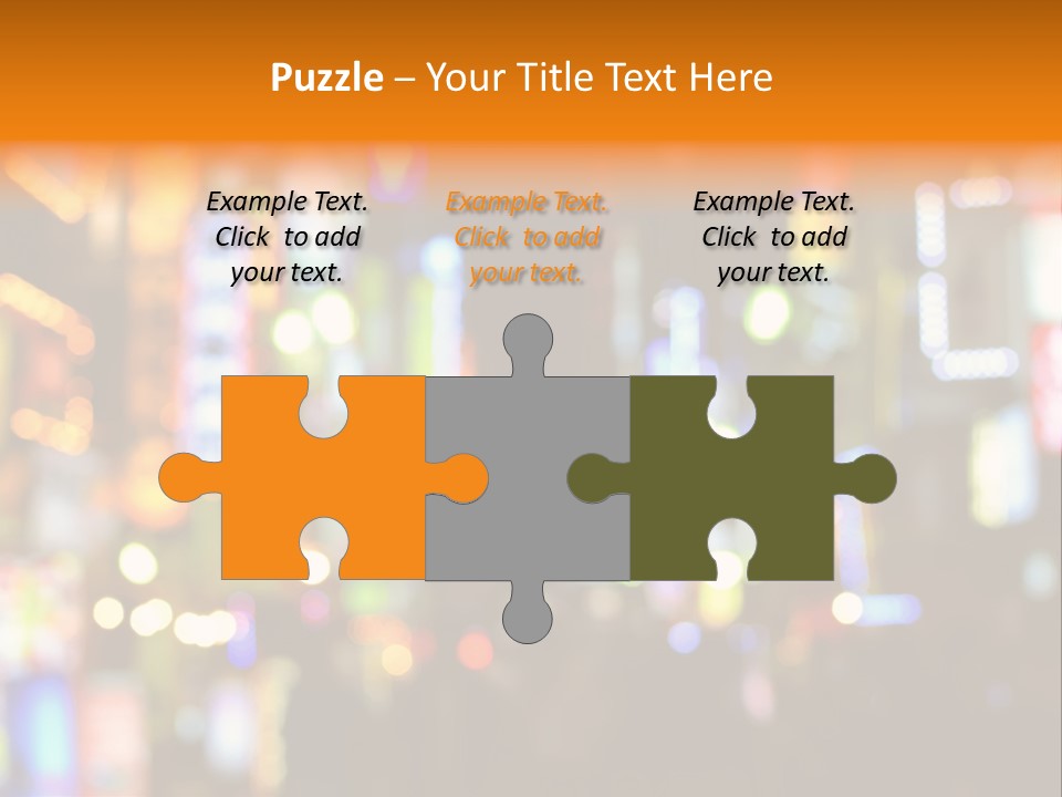 People Neon Signs Japan PowerPoint Template