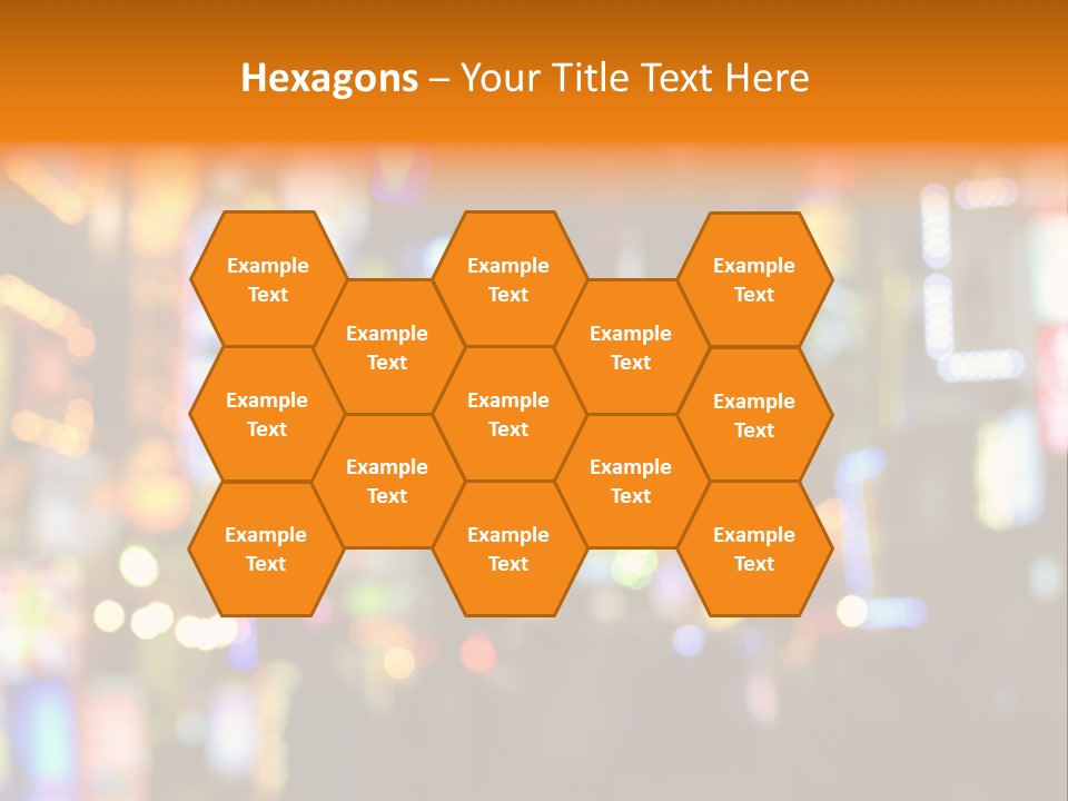 People Neon Signs Japan PowerPoint Template