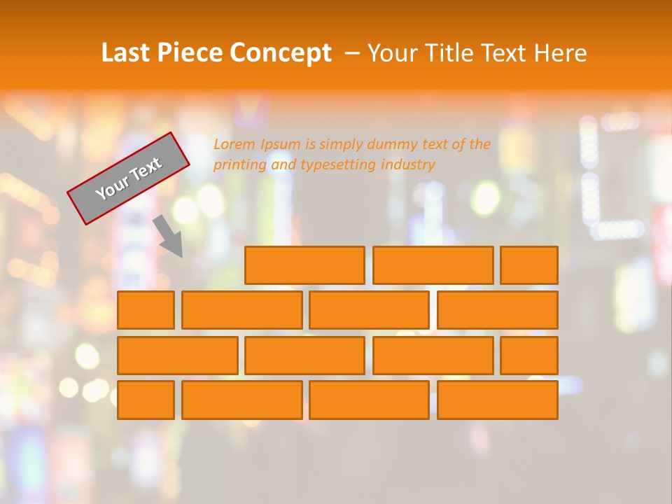 People Neon Signs Japan PowerPoint Template