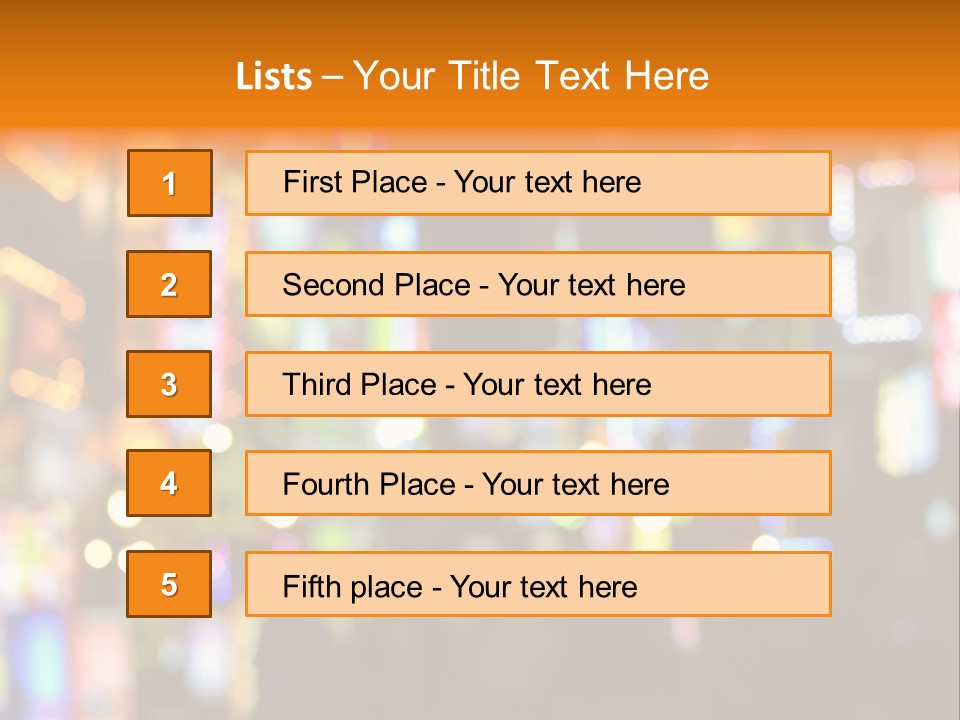 People Neon Signs Japan PowerPoint Template
