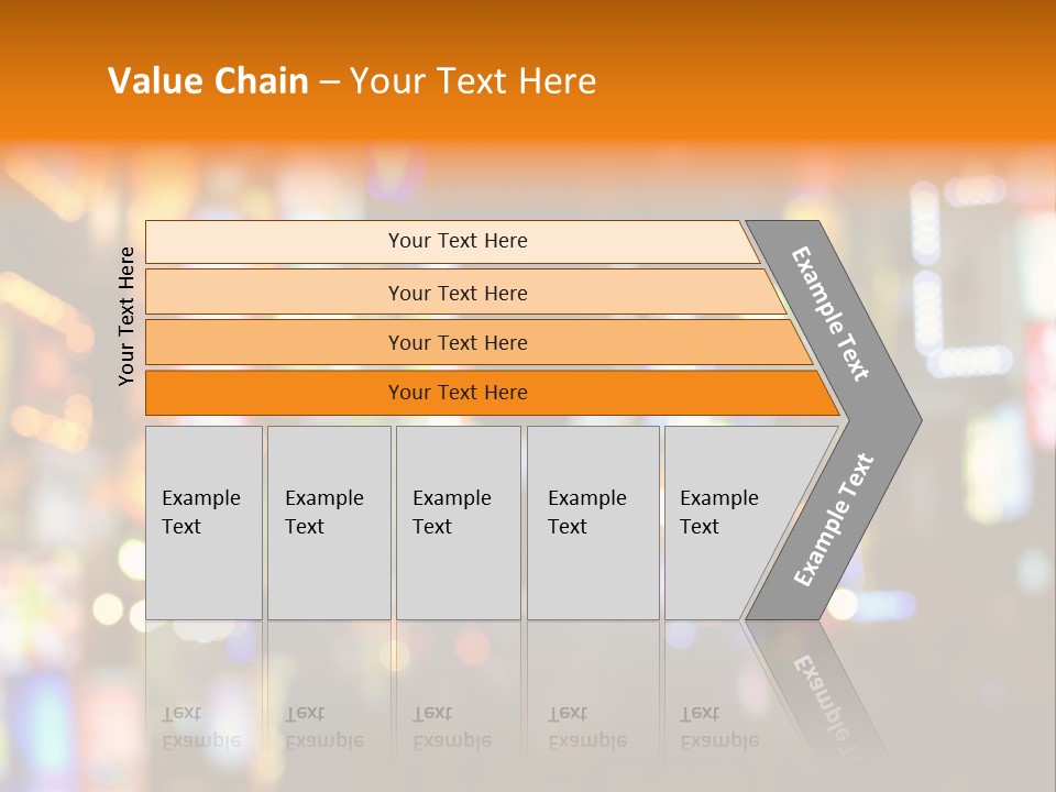 People Neon Signs Japan PowerPoint Template