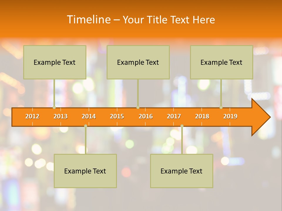 People Neon Signs Japan PowerPoint Template