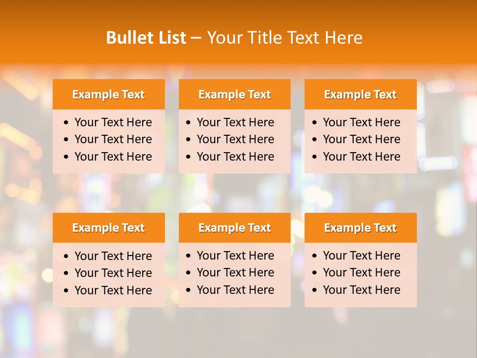 People Neon Signs Japan PowerPoint Template