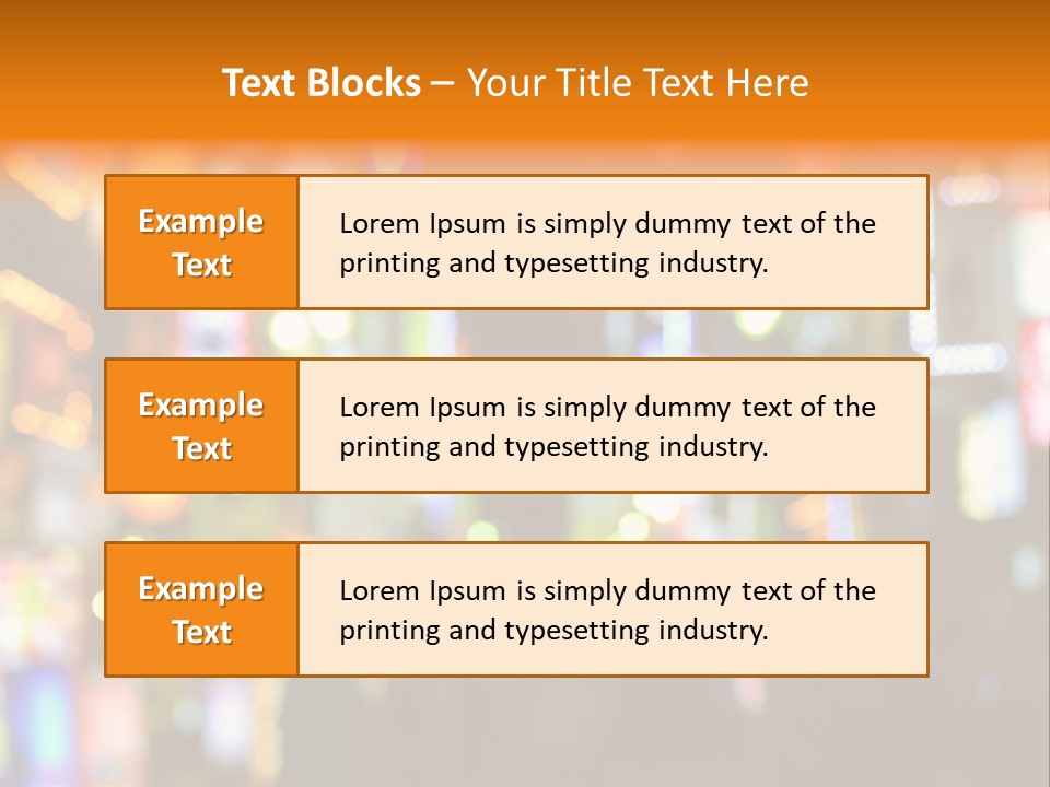 People Neon Signs Japan PowerPoint Template