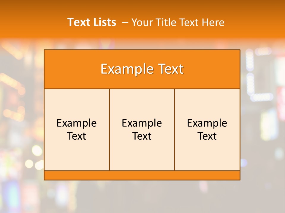 People Neon Signs Japan PowerPoint Template