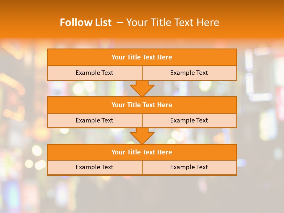 People Neon Signs Japan PowerPoint Template