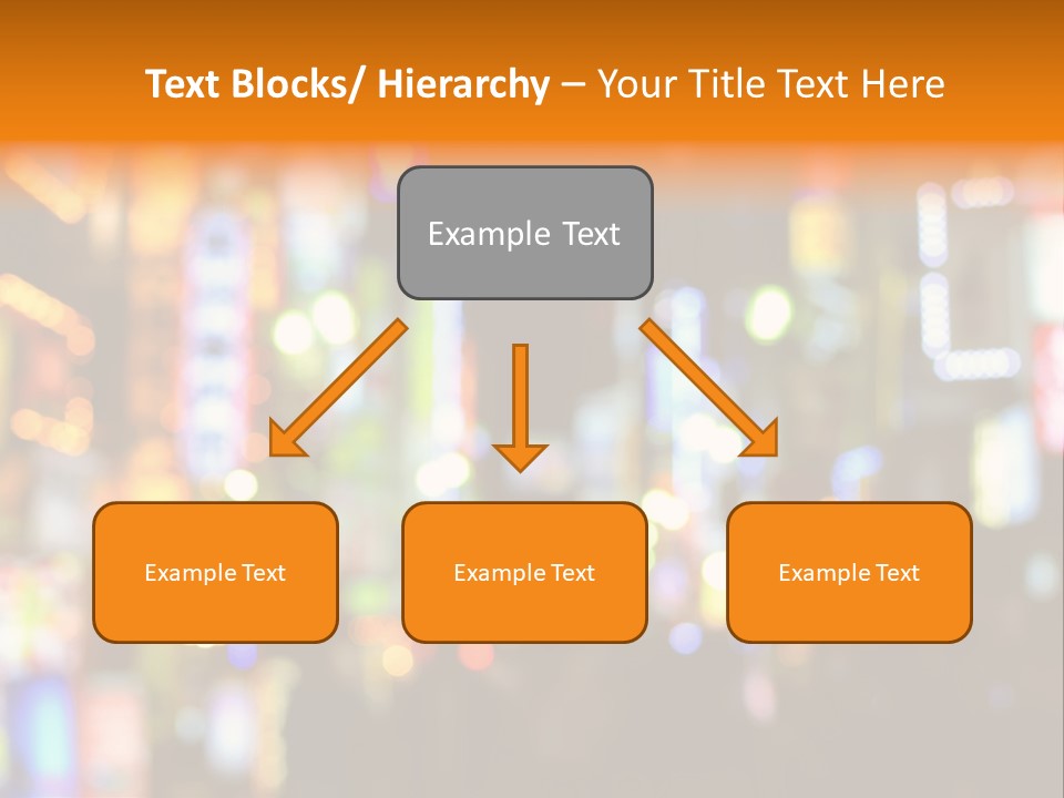 People Neon Signs Japan PowerPoint Template