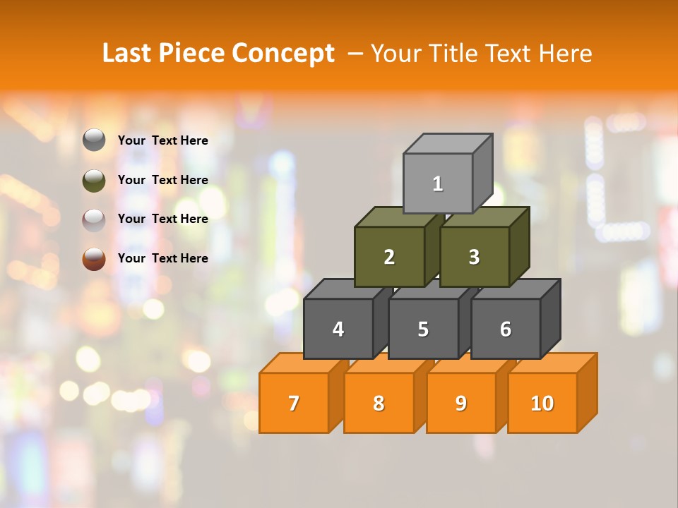 People Neon Signs Japan PowerPoint Template