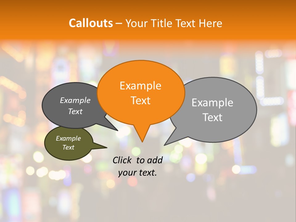 People Neon Signs Japan PowerPoint Template