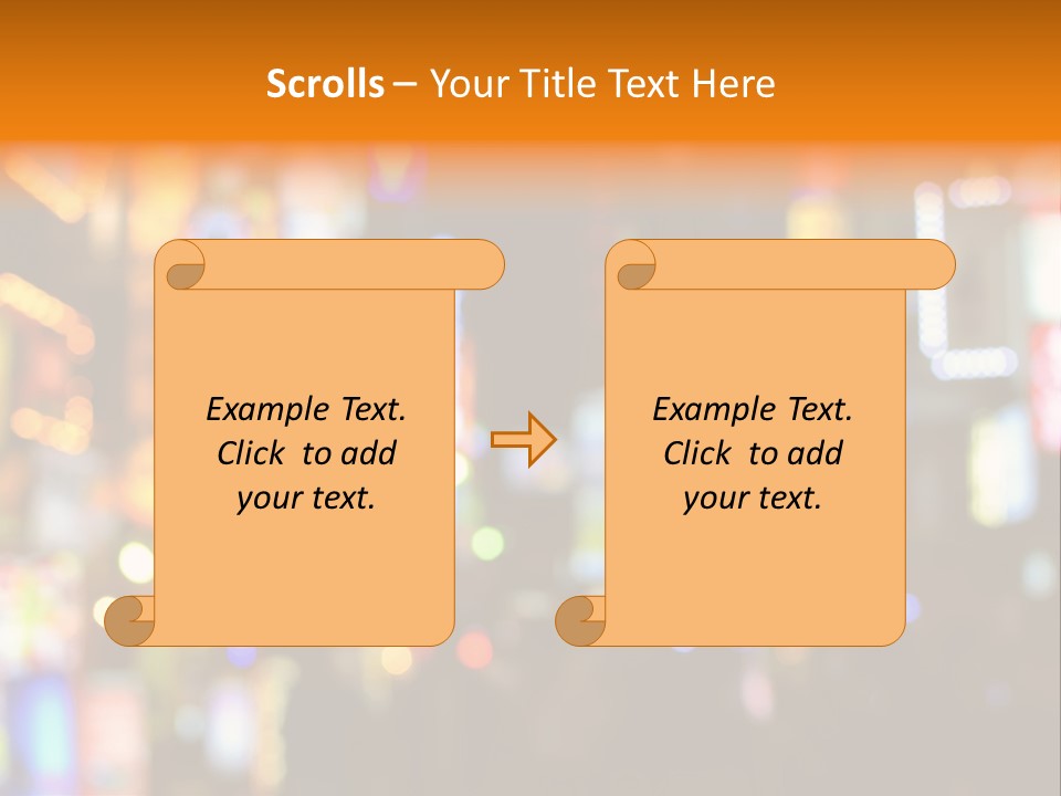 People Neon Signs Japan PowerPoint Template