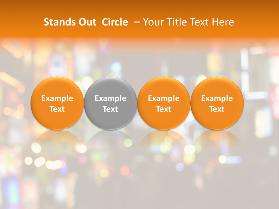 People Neon Signs Japan PowerPoint Template