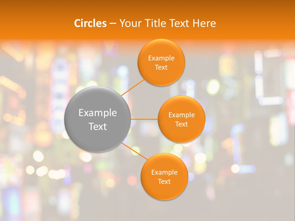 People Neon Signs Japan PowerPoint Template